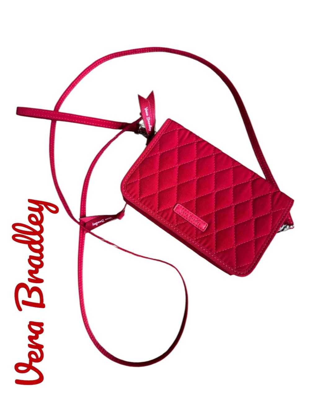 Vera Bradley Red Quilted Crossbody Bag
